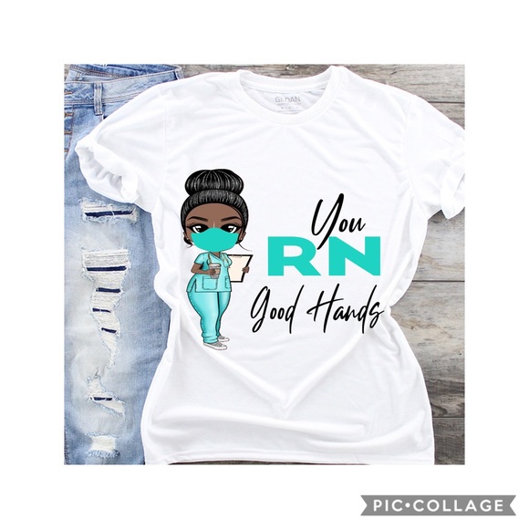 COPY - COPY - RN Nurse T-shirt - Picture 2 of 5